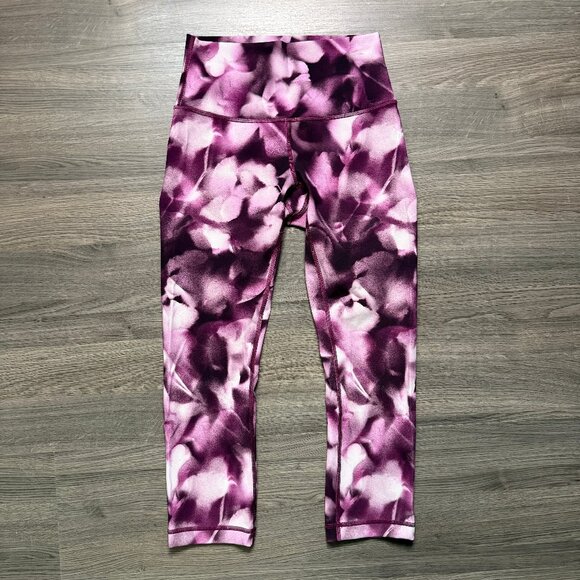 Lululemon Women's Wunder Under Crop 21" - Pink - Picture 2 of 7